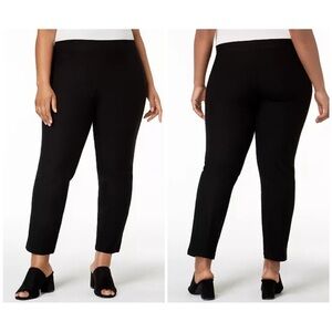 Eileen Fisher Washable Stretch Crepe Slim Ankle Pant
Black size 3X